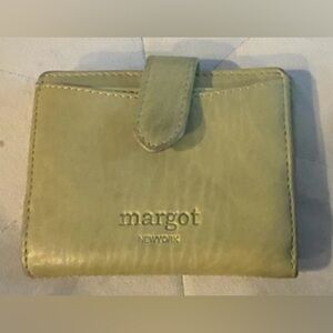 NWOT Margot New York Green Wallet